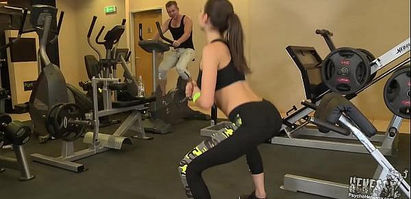  [PsychoHenessy] Henessy - Ass Fucked In The Gym (14.11.2016) 1080p